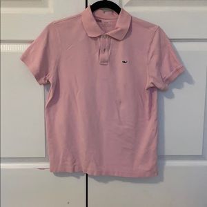 pink Vineyard Vines polo
